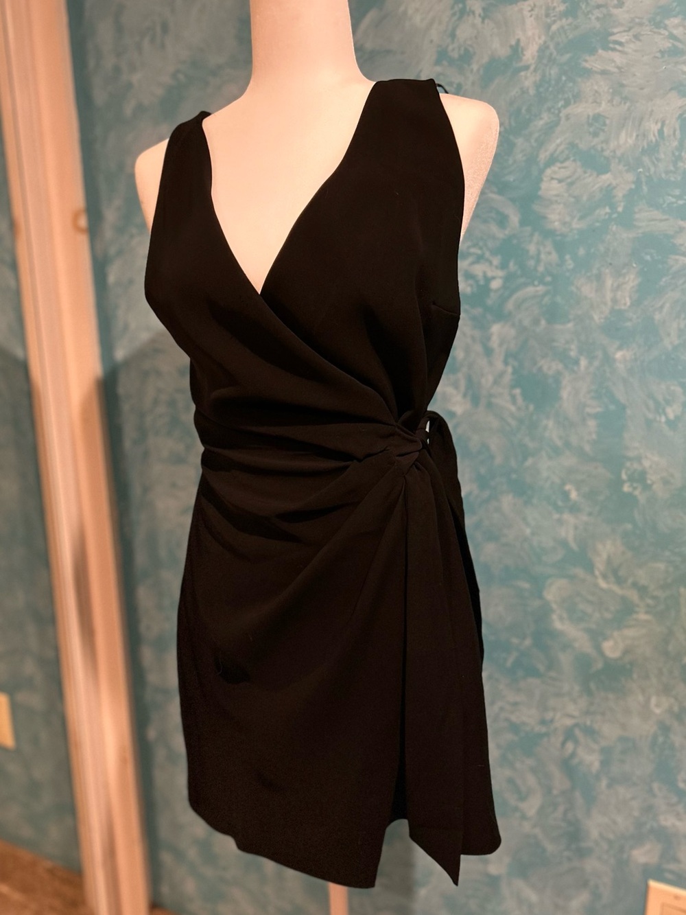 Zara Wrap Mini Dress - Elegant V-Neck